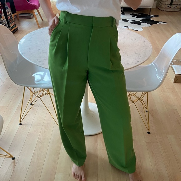 Zara like green trousers - Picture 3 of 4